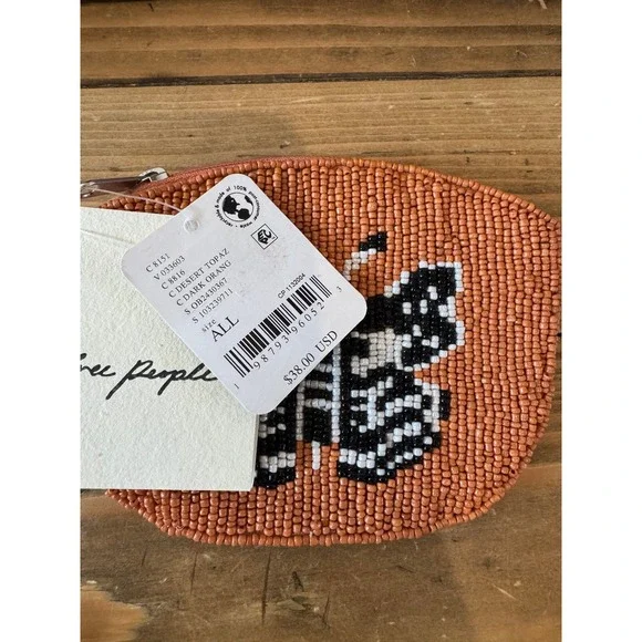 Free People Mariposa Butterfly Beaded Wallet - Picture 4 of 4